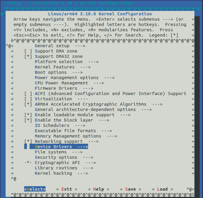 kernel-menuconfig